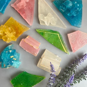 Medley Mix Crystal candy Edible Crystal candy kohakutou, all handmade in London. Makes excellent cute gifts !