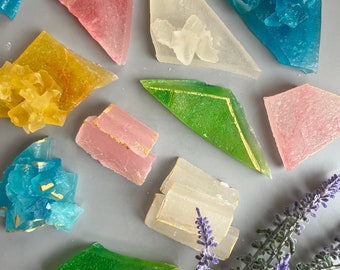 Medley Mix Crystal candy Edible Crystal candy kohakutou, all handmade in London. Makes excellent cute gifts !