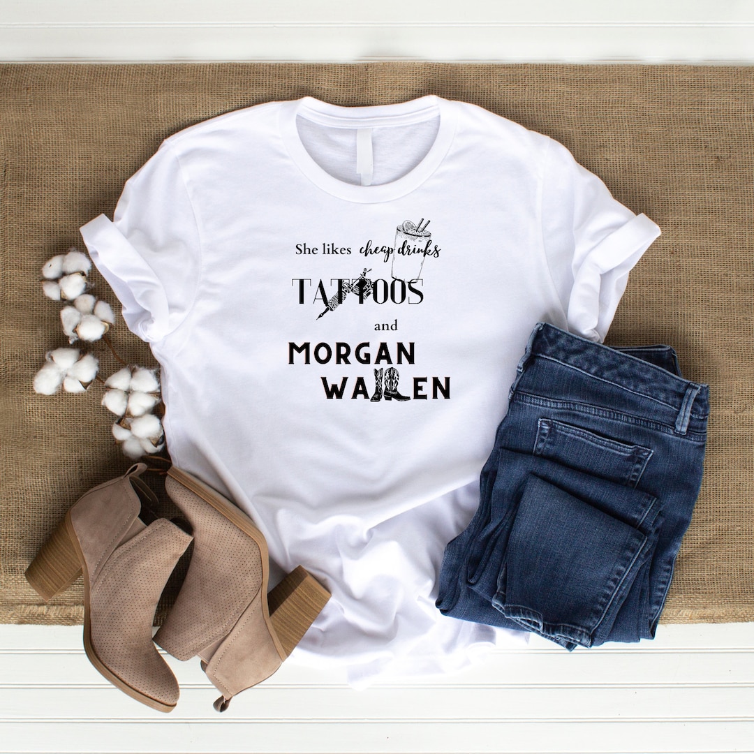 She Likes Cheap Drinks Tattoos and Wallen Shirt Etsy