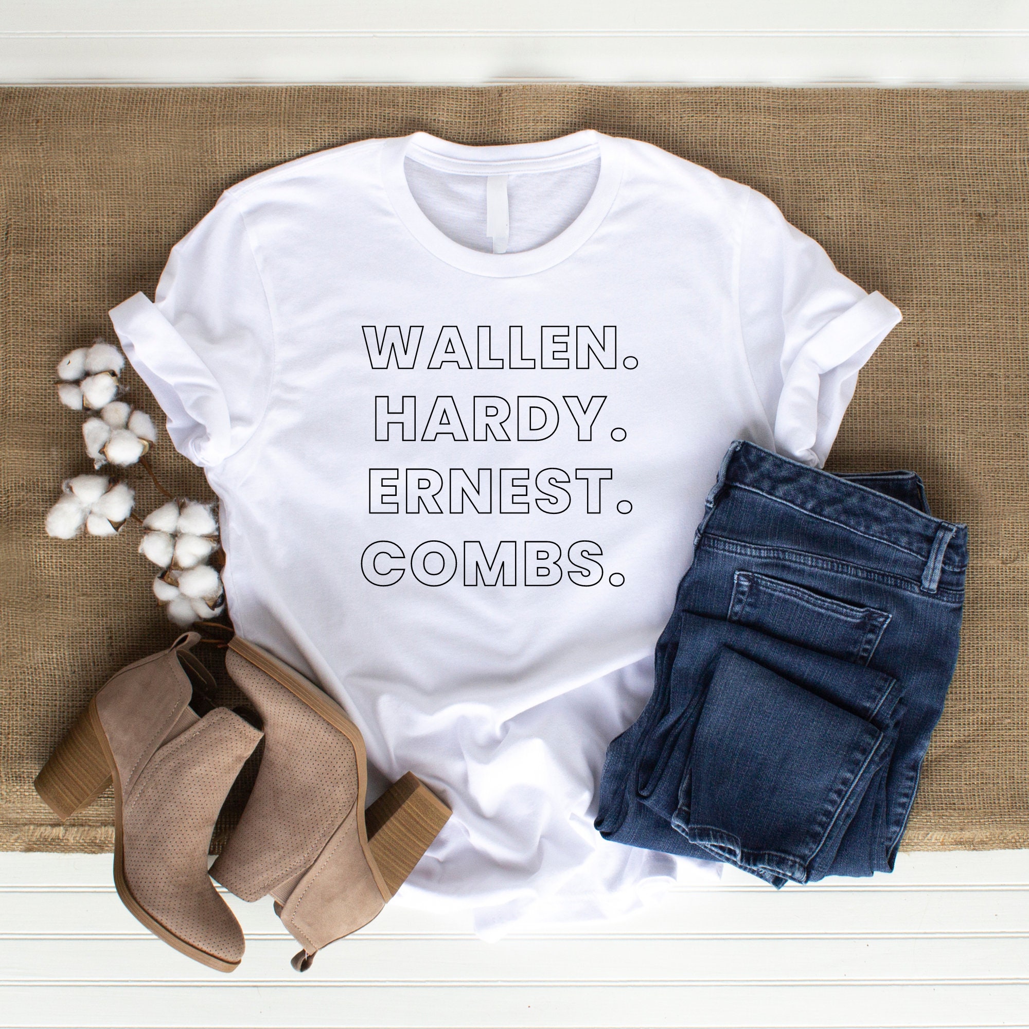 Wallen Hardy Ernest Combs Shirt, Country Music Shirt, Country Concert Shirt,  Men's Shirt, Women's Shirt, Wallen, Hardy, Ernest, Combs - Etsy