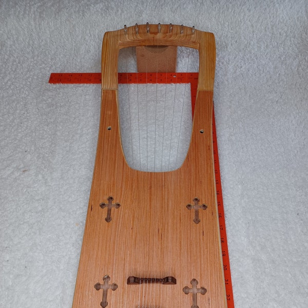 7 String Pentatonic Gotland Lyre 4 Cross Soundboard