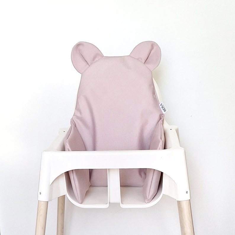 Cover Ikea Antilop cushion / Powder pink cushion for highchair / Cover pink for Antilop Ikea zdjęcie 5
