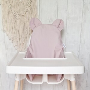 Cover Ikea Antilop cushion / Powder pink cushion for highchair / Cover pink for Antilop Ikea zdjęcie 2