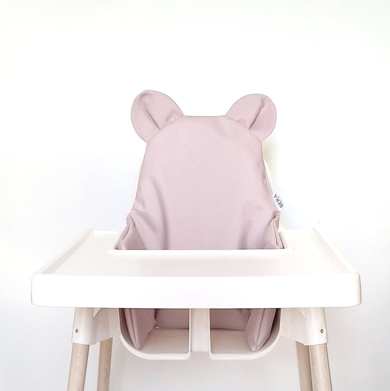 Cover Ikea Antilop cushion / Powder pink cushion for highchair / Cover pink for Antilop Ikea zdjęcie 3