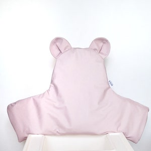 Cover Ikea Antilop cushion / Powder pink cushion for highchair / Cover pink for Antilop Ikea zdjęcie 4