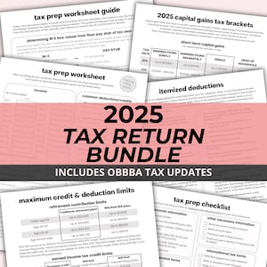 DIY Tax Prep for Beginners Step by Step Guide Printable Self Assessment Client Intake Forms Federal Income Tax Return Organization Planner