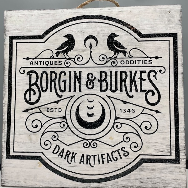 Borgin & Burkes sign