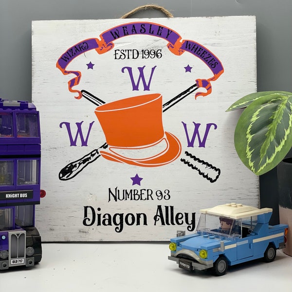 Set of 6 Wizard shop signs