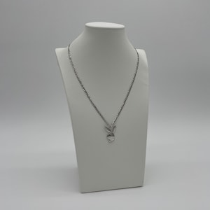 Playboy Necklace with Cuban Chain