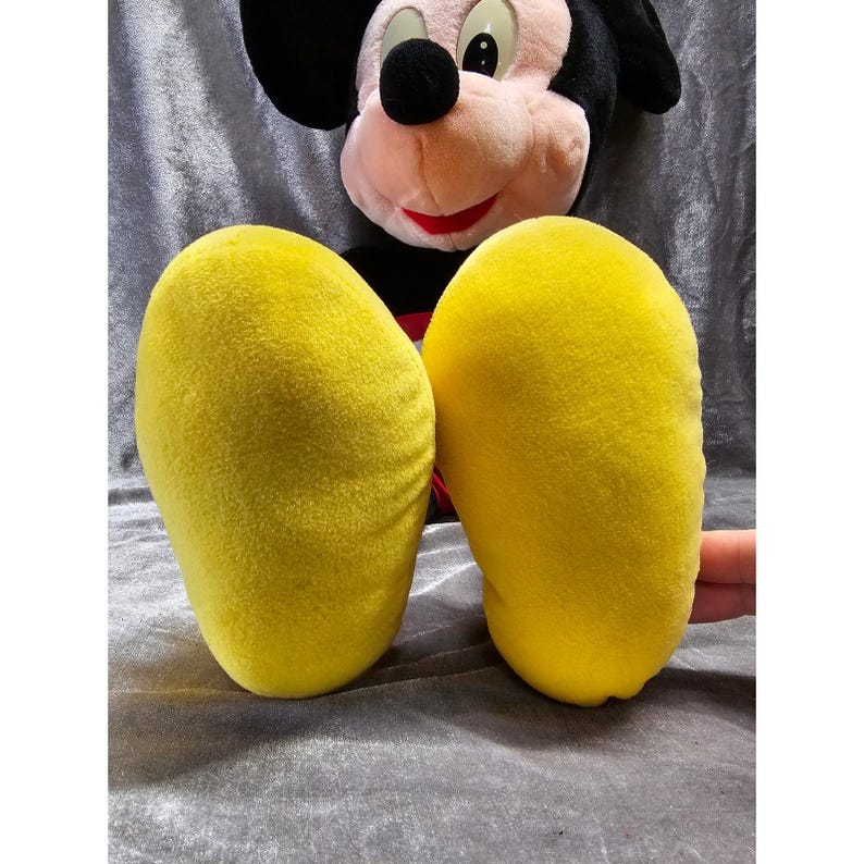 Disney Mickey Mouse Large 24 Inch Plush Stuffed Animal Classic Red Shorts Yellow image 4