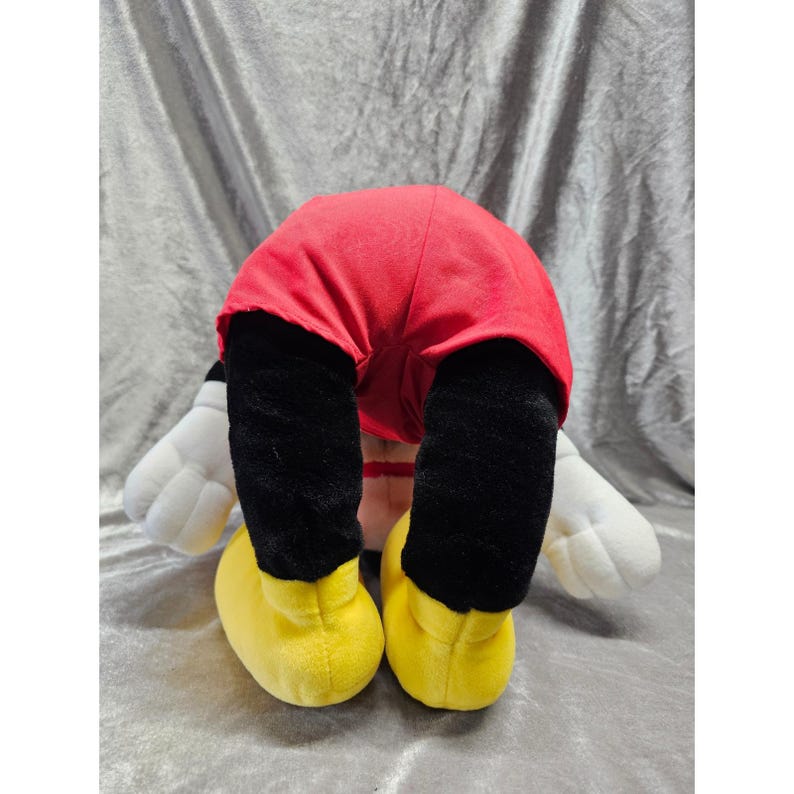 Disney Mickey Mouse Large 24 Inch Plush Stuffed Animal Classic Red Shorts Yellow image 3