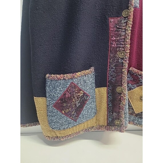 Koret Multicolored Button Front Wool Cardigan Swe… - image 9