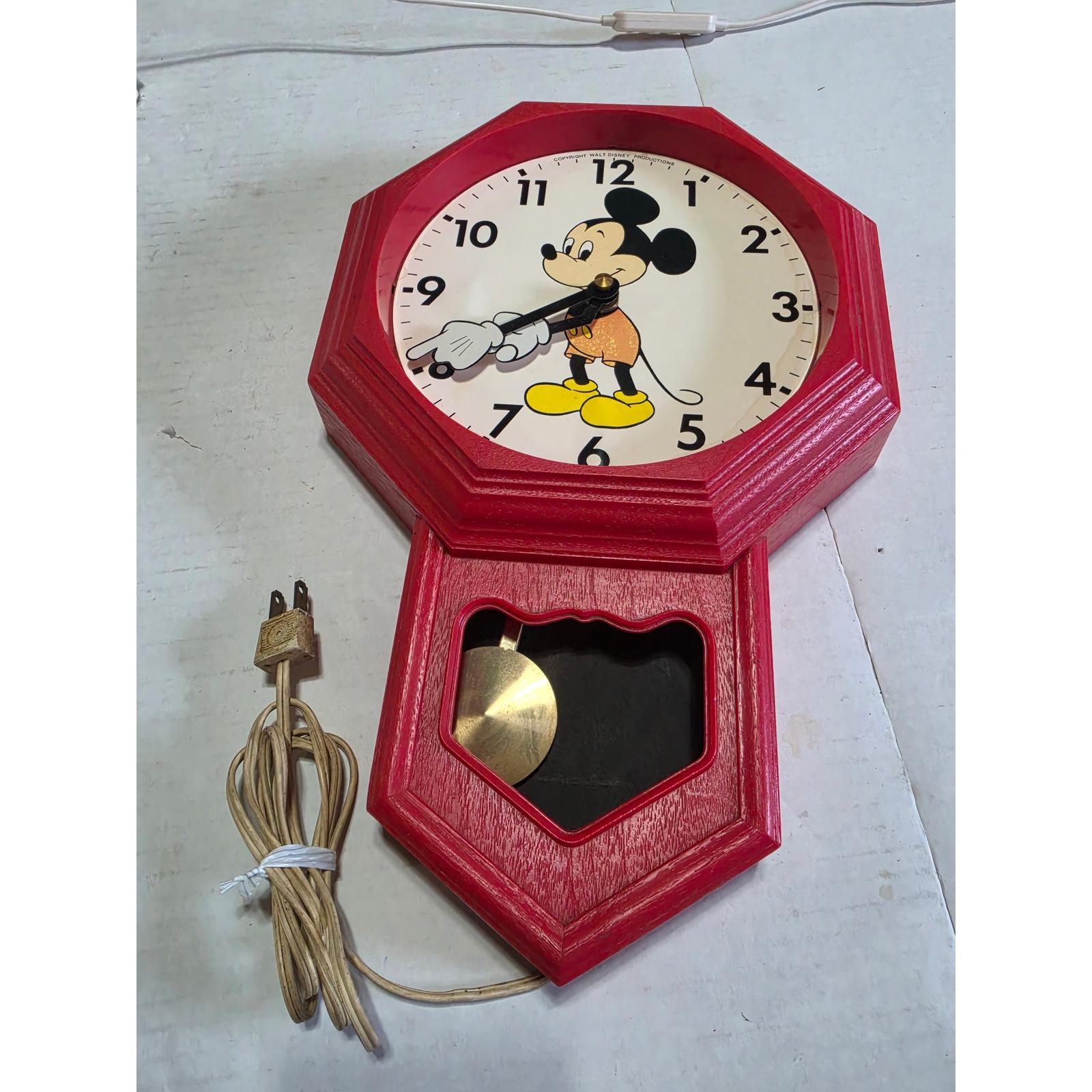 ELGIN WELBY MICKEY WALL CLOCK ミッキー 掛時計 Vintage Mickey Clock - Etsy