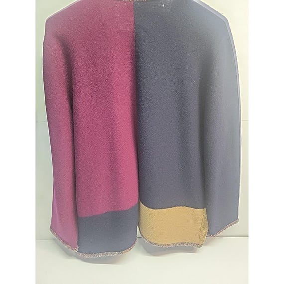 Koret Multicolored Button Front Wool Cardigan Swe… - image 12