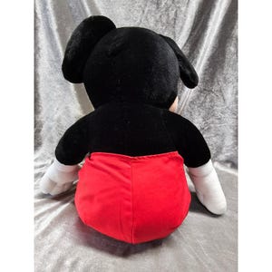 Disney Mickey Mouse Large 24 Inch Plush Stuffed Animal Classic Red Shorts Yellow image 2