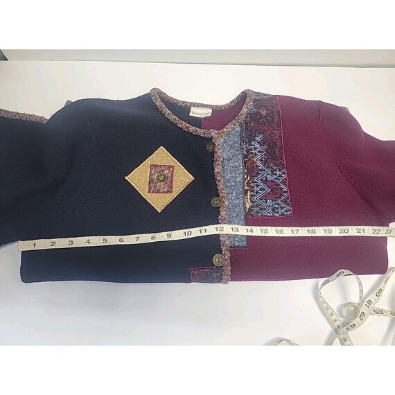 Koret Multicolored Button Front Wool Cardigan Swe… - image 5