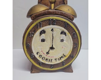 Despertador vintage con diseño de galletas, tarro de cerámica para galletas, 860