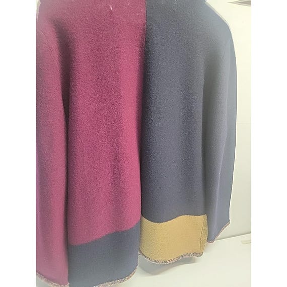 Koret Multicolored Button Front Wool Cardigan Swe… - image 13