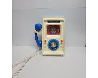 Vintage 1993 Avon Talking Pretty Telephone: Retro Foam Flower
