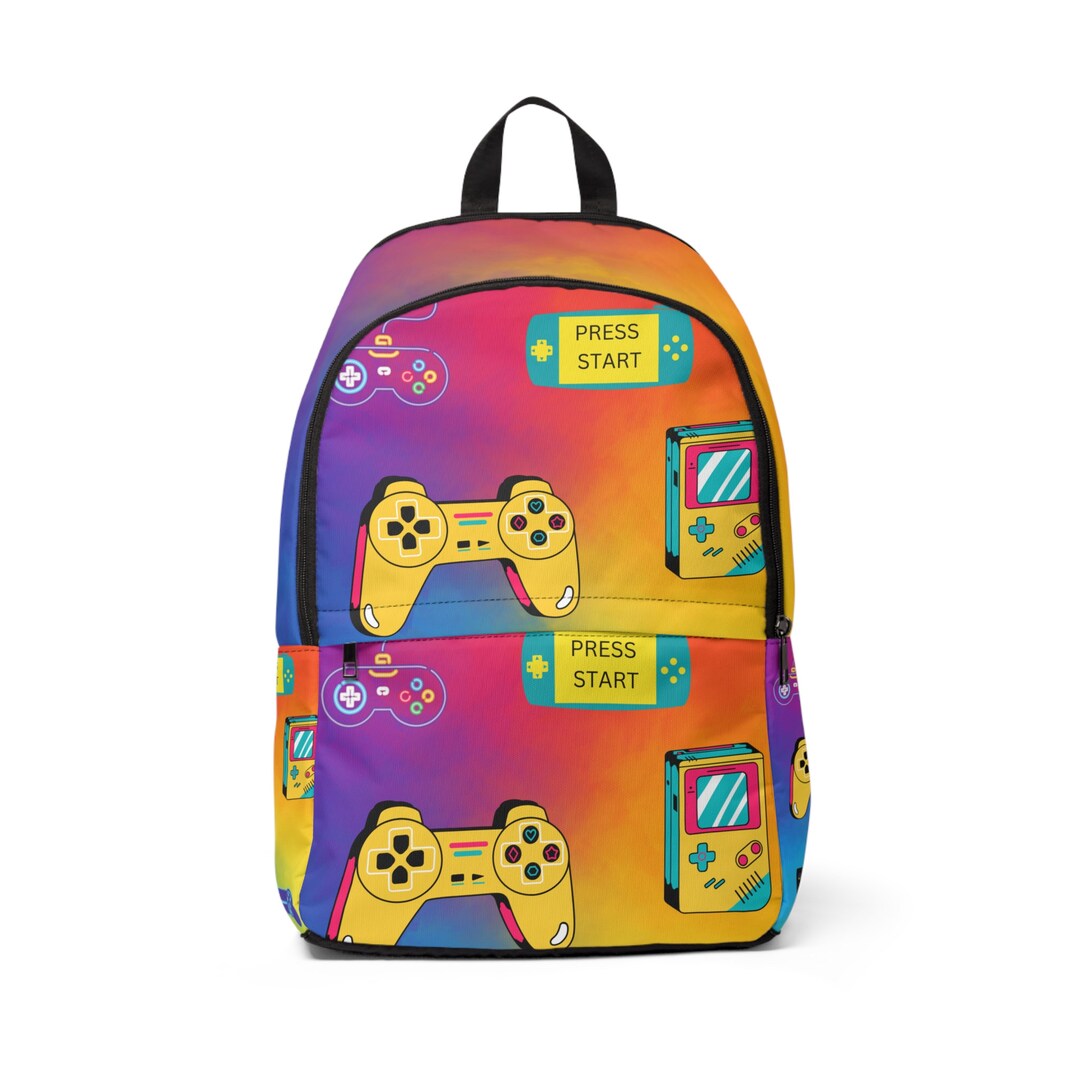 Gaming Bag Fabric Backpack Gaming Bag Gaming Laptop Bag - Etsy