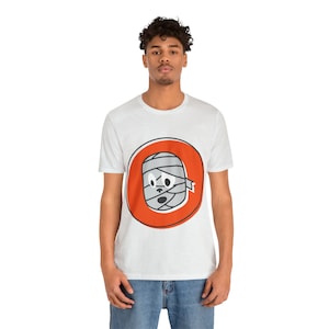 Vintage The Mummy Classic Monsters Offset Print Halloween T-Shirt