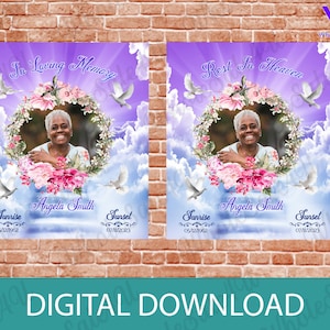 In loving memory png for loss of mother,  grandma, sister - Memorial png for sublimation shirts - Angel wings png - Rest in Heaven png file