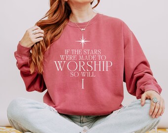 Trendy Christian Sweatshirt Worship Shirt Bible Verse Shirt Religious Sweatshirt Jesus Sweatshirt Faith Crewneck Christian Apparel