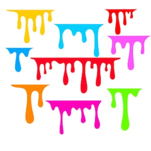 Paint Drip Svg- Drip Svg, Cricut Drip Svg, Dripping Svg, Drip Png, Blood Drip Svg, Drip Clipart, Dripping Border Svg Bundle