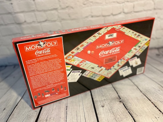 Monopoly Coca Cola Collector's Edition Board Game Vintage - Etsy