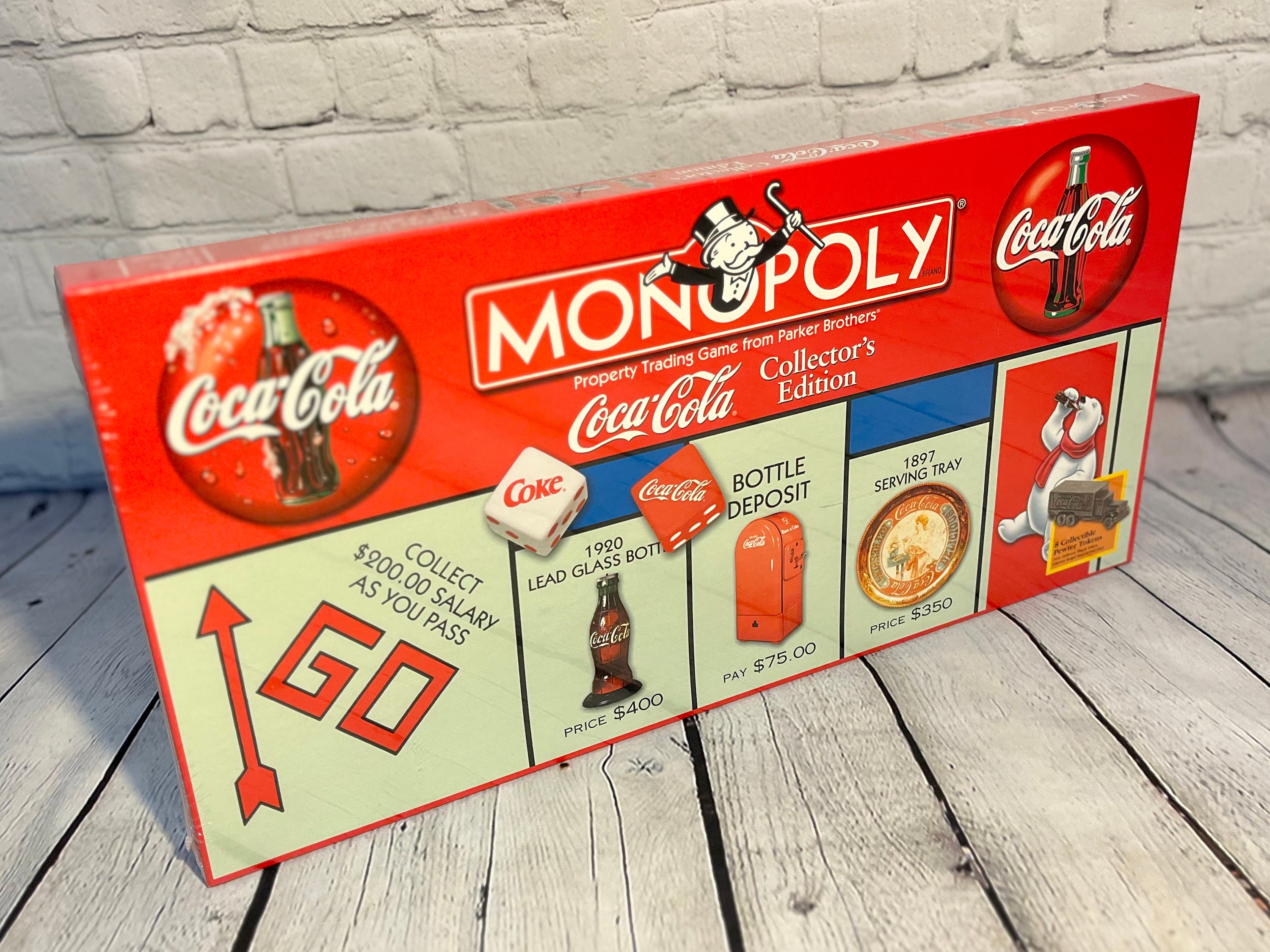 Monopoly Coca Cola Collector's Edition Board Game Vintage - Etsy