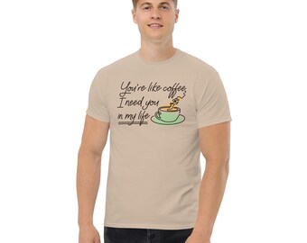 But First Coffee Adults T-Shirt, Funny Coffee Shirt, Coffee Lover Gift, Coffee Lovers Tee, Men's Classic Tee, Soft Cotton Tee, Gift for Her