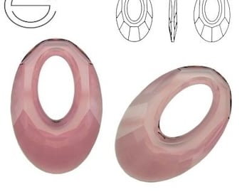 Swarovski 40mm Crystal Helios Pendant Crystal Antique Pink #6040 1 Each