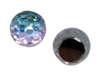 Piedra de bola de fuego de cristal vintage Swarovski, 12 mm Vitrail Light Z, paquete de 6