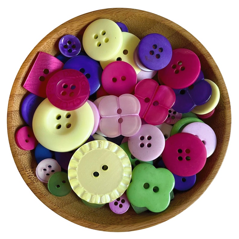 Button Mixes Colors Assorted Sizes Sewing Crafting Jewelry image 4