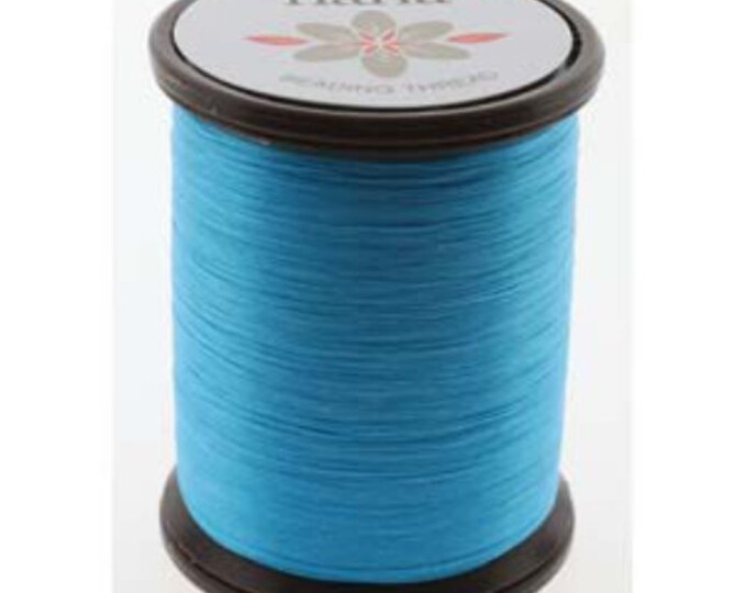 Hana Beading Thread Size B Pool Blue (109yd Spool) .203mm Beadwork ...