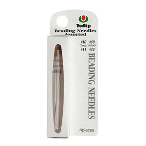 Tulip Beading Needles Assorted 4 Pack Japanese Glass Tube