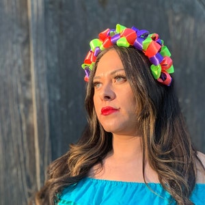 Diademas de cinta tradicional mexicana