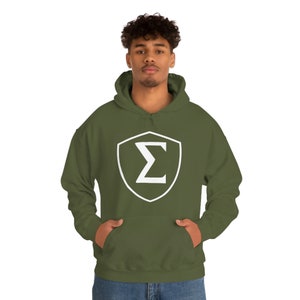 SIGMA MALE Super Hero Σ Heavy Blend Hooded Sweatshirt