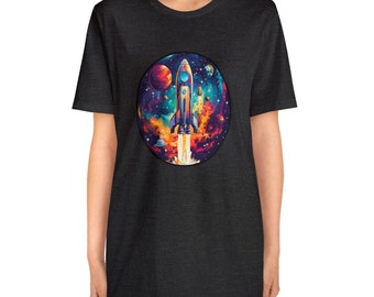 Camiseta de Explorador Galáctico para los amantes del espacio Camisa de camiseta de nave espacial Regalo para los fans de Galaxy - Camiseta de manga corta unisex Jersey