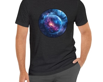 宇宙好きの方への惑星海王星Tシャツ 銀河ファンへの惑星Tシャツギフト - ユニセックスジャージー半袖Tシャツ