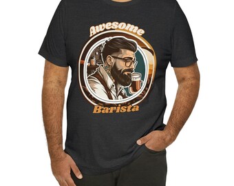 Camiseta Coffee Barista - Camiseta Espresso Lover para regalo de camiseta de adictos a la cafeína
