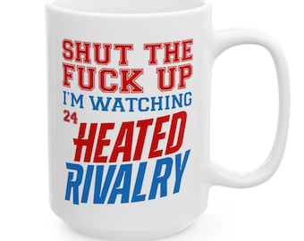 Heated Rivalry -STFU I'm Watching Heated Rivalry Mug- LGBTQ- Gay Mug-Hockey Romance Mug-Shane Hollander-Queer Hockey Fan-Ilya Rozanov