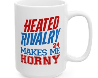 Heated Rivalry-Hockey Romance- LGBTQ- Gay Mug-Hockey Mug-Shane Hollander-Queer Hockey Fan-Ilya Rozanov