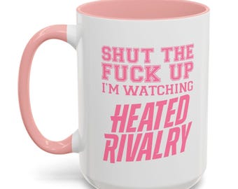 Heated Rivalry Mug – Funny LGBTQ+ Hockey Fan Gift