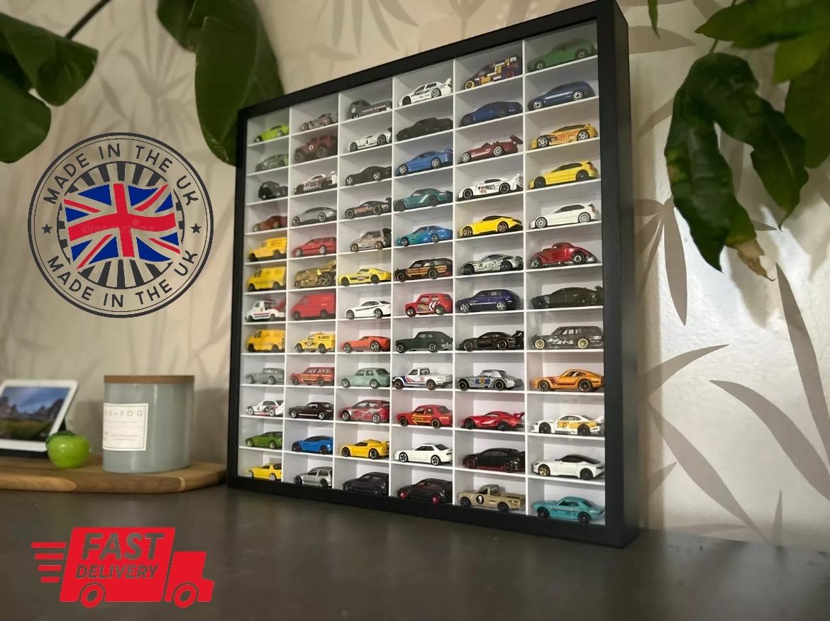 Hot Wheels IKEA Picture Frame Insert 72 Car Display Stand