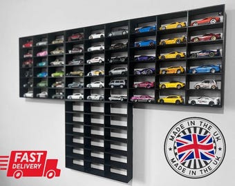 Modular Hot Wheels 1:64 18 Car Matchbox Wall Display Shelf Toy