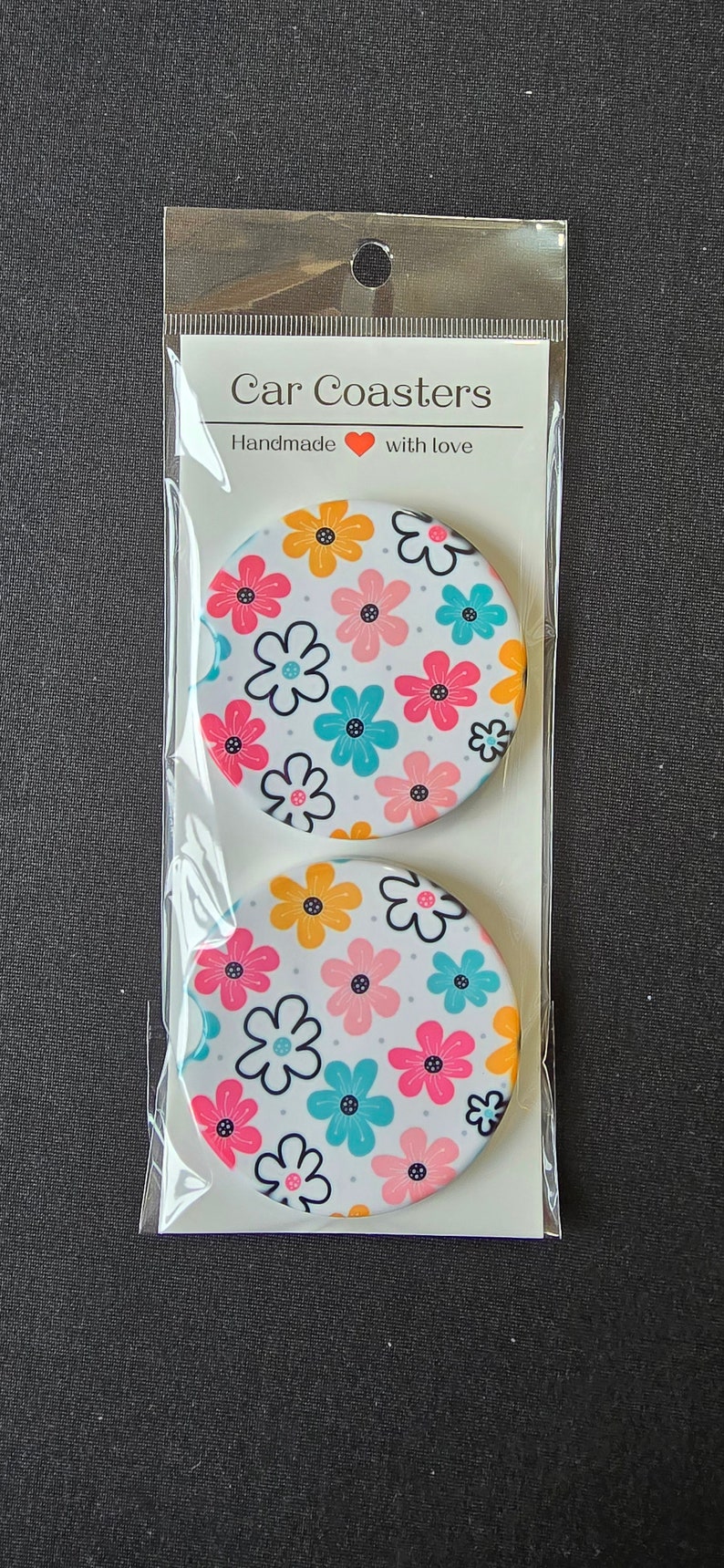 Girly Ceramic or Neoprene Car Coasters - Etsy