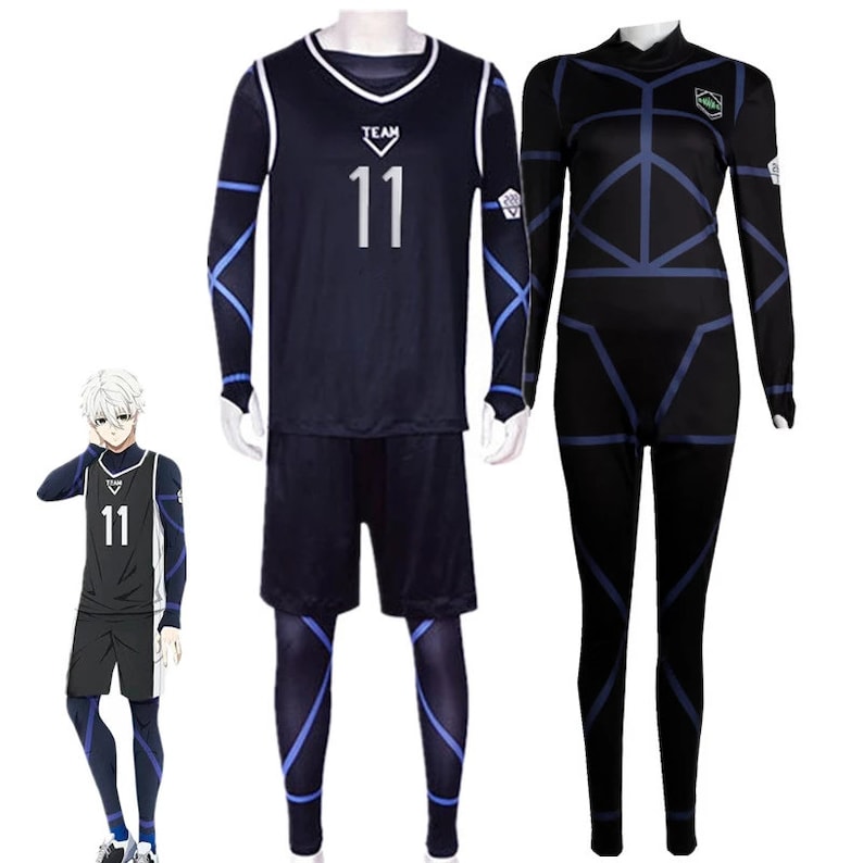 Blue Lock Training Uniform Nagi Jumpsuit Cosplay Costume - Etsy