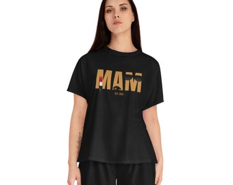 MAM LOGO Women's Short Pajama Set - Comfort and Style Combined | Perfect Birthday or Mother's Day Gift