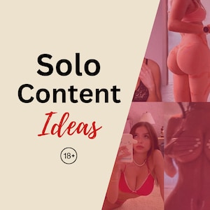 Onlyfans Solo Content Ideas | OnlyFans PPV Captions | OnlyFans Guide | Adult Content Ideas | Fansly